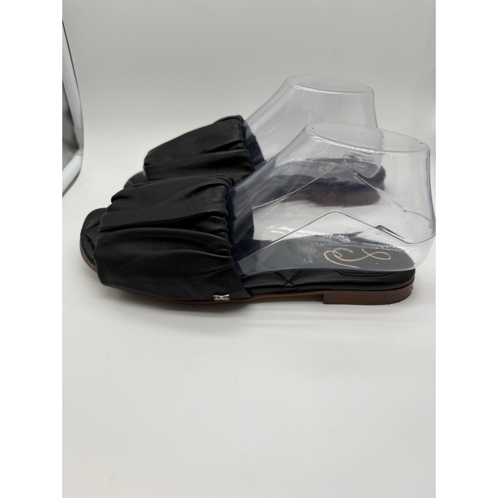 Sam Edelman Women's Black Leather Briar Slide Sandals, Size 8 - Picture 5 of 8
